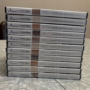 DVD set: learn how to crochet an Afghan blanket. 11 DVD’s